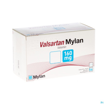 Valsartan mylan 160 mg caps  56 x 160 mg