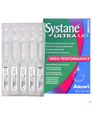 Systane ultra gutt oculaire hydra ster 30x0,7ml ud