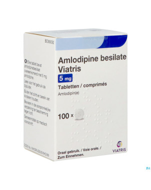 Amlodipine besilate viatris 5mg comp 100