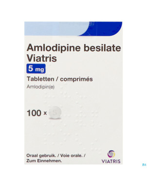 Amlodipine besilate viatris 5mg comp 100