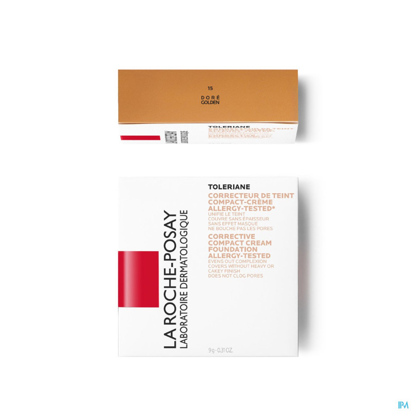 Lrp toleriane teint corr.comp.ip35 15 cr dore 9g