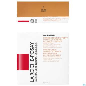 Lrp toleriane teint corr.comp.ip35 15 cr dore 9g