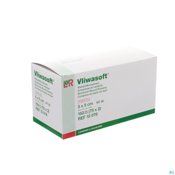 Vliwasoft cp ster n/tis.30g  5,0x 5,0cm 75x2 12076