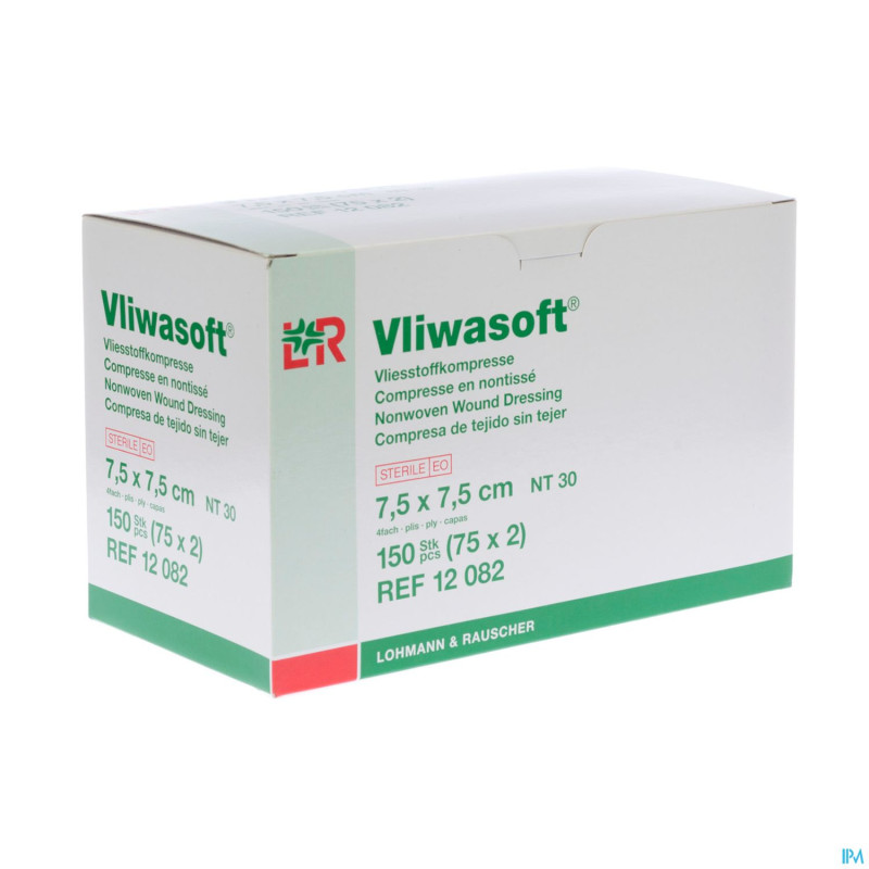 Vliwasoft cp ster n/tis.30g  7,5x 7,5cm 75x2 12082