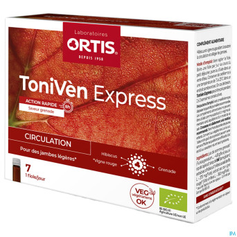 Ortis toniven express monodose fl 7x15ml