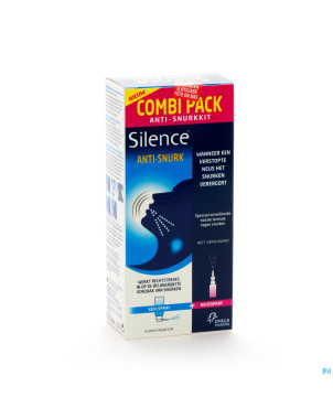 Silence anti snoring kit nf 15+50ml rempl.2452688