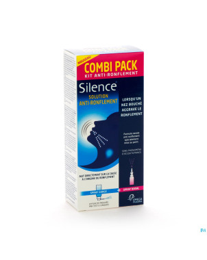 Silence anti snoring kit nf 15+50ml rempl.2452688