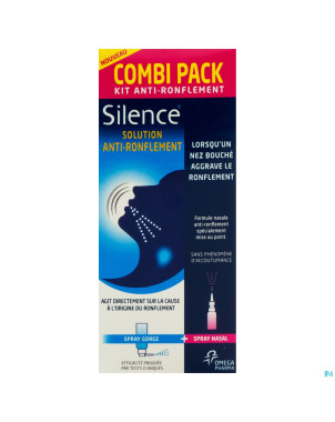 Silence anti snoring kit nf 15+50ml rempl.2452688