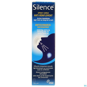 Silence anti snoring spray nf 50ml rempl.2340503