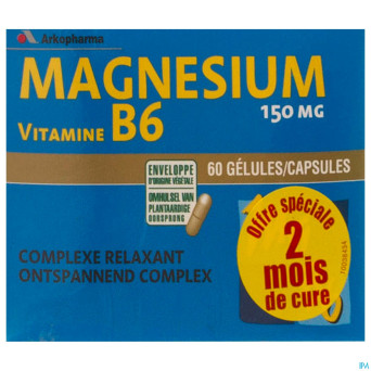 Magnesium b6 duopack caps 2x60