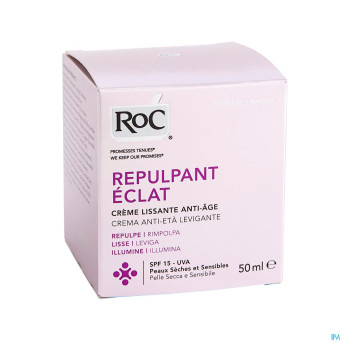 Roc repulpant eclat cr lissante aa ip15 ps 50ml
