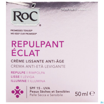 Roc repulpant eclat cr lissante aa ip15 ps 50ml