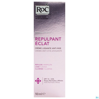 Roc repulpant eclat cr lissante aa ip15 pn 50ml
