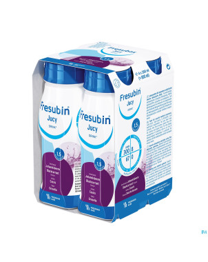 Fresubin jucy drink cassis easy bottle 4x200ml