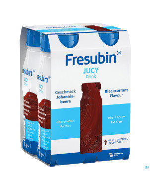 Fresubin jucy drink cassis easy bottle 4x200ml