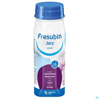 Fresubin jucy drink cassis easy bottle 4x200ml