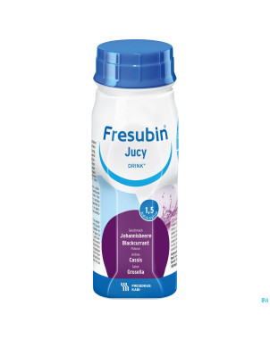 Fresubin jucy drink cassis easy bottle 4x200ml