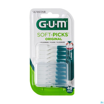 Gum softpicks plast-ctc fluor origin. large 40 634