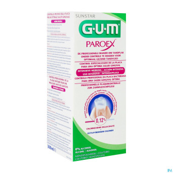 Gum paroex bain bouche 0,12% chlorhex.  300ml 1784