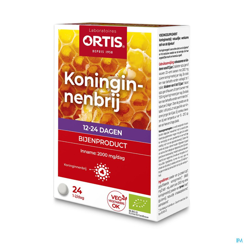 Ortis gelee royale bio comp a croquer 24