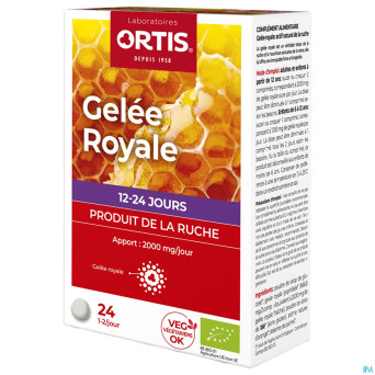Ortis gelee royale bio comp a croquer 24