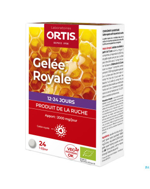 Ortis gelee royale bio comp a croquer 24