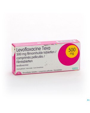 Levofloxacine teva comp 10 x 500 mg