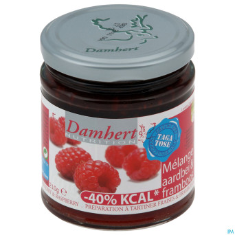 Damhert confiture fraise-framboise + tagatose 210g