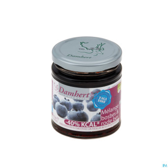 Damhert confiture groseil.rouge-myrtil.+tagat.210g
