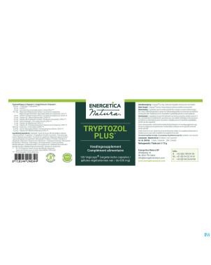 Tryptozol plus 300mg energetica caps veg. 120