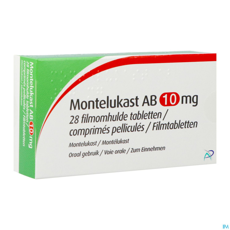 Montelukast ab  10mg comp pell 28