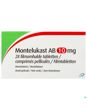 Montelukast ab  10mg comp pell 28