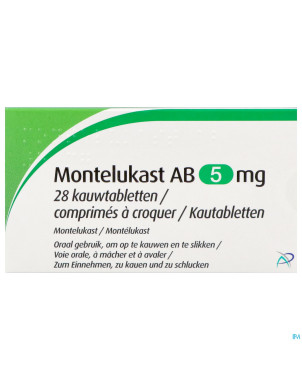 Montelukast ab  5mg comp a macher 28