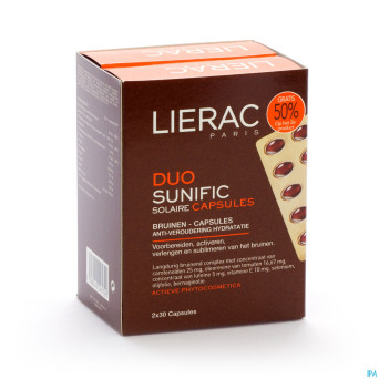 Lierac duo bronzage    caps 60 promo