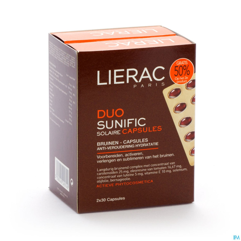 Lierac duo bronzage    caps 60 promo