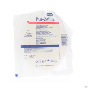 Pur zellin tampon cellulose 4x 5cm roul. 1 1432131