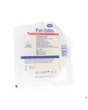 Pur zellin tampon cellulose 4x 5cm roul. 1 1432131