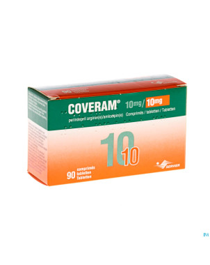 Coveram 10mg/10mg pi pharma comp 90 pip