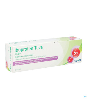 Ibuprofen teva gel tube 120 g