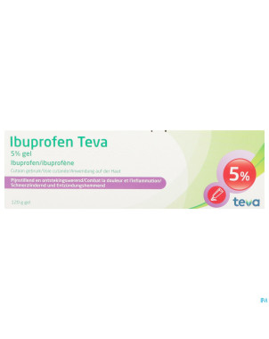 Ibuprofen teva gel tube 120 g