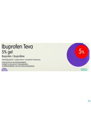 Ibuprofen teva gel tube 120 g