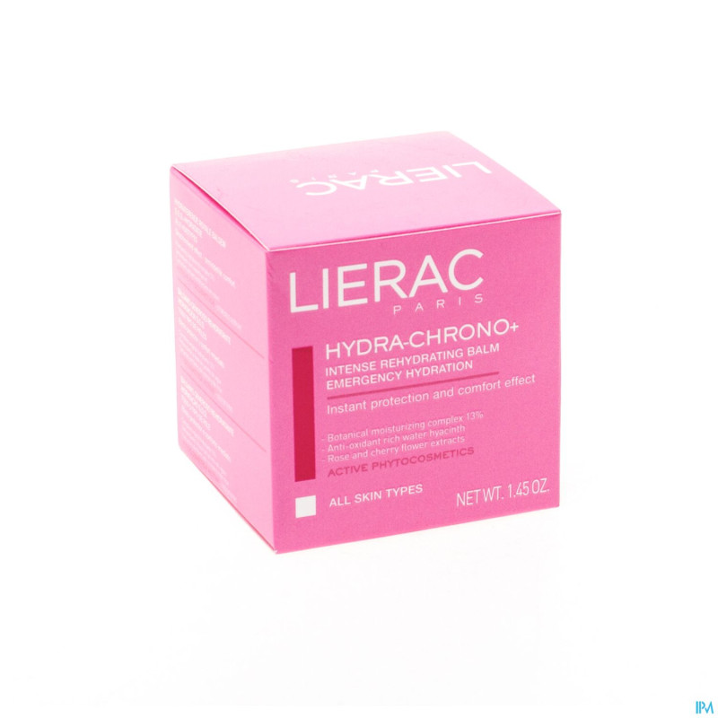 Lierac hydra chrono+ baume ttp    pot 40ml