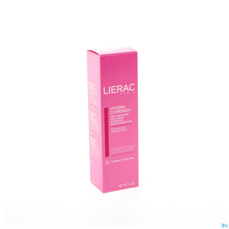 Lierac hydra chrono+ gel creme pn-ps fl pompe 40ml