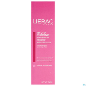Lierac hydra chrono+ gel creme pn-ps fl pompe 40ml