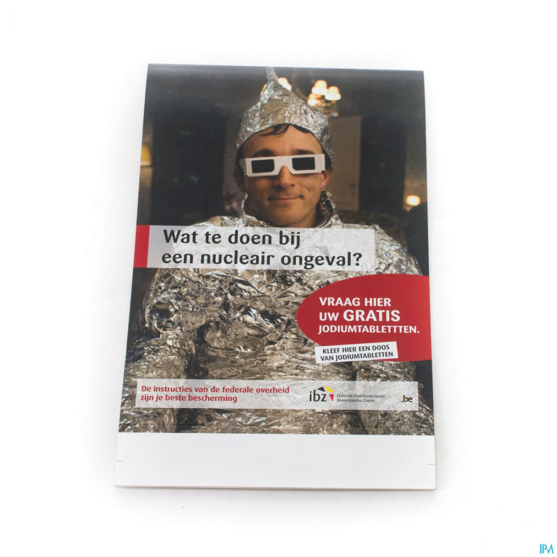 Pancarte iodure de potassium mol/dessel nl