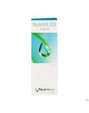 Nutrivit d3 liquid    gutt 100ml    nutrisan