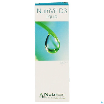 Nutrivit d3 liquid    gutt 100ml    nutrisan