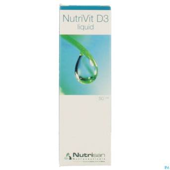 Nutrivit d3 liquid    gutt  50ml    nutrisan