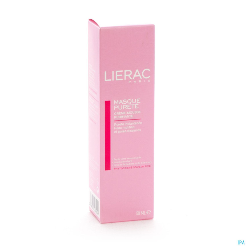Lierac masque purete creme mousse purifiante 50ml