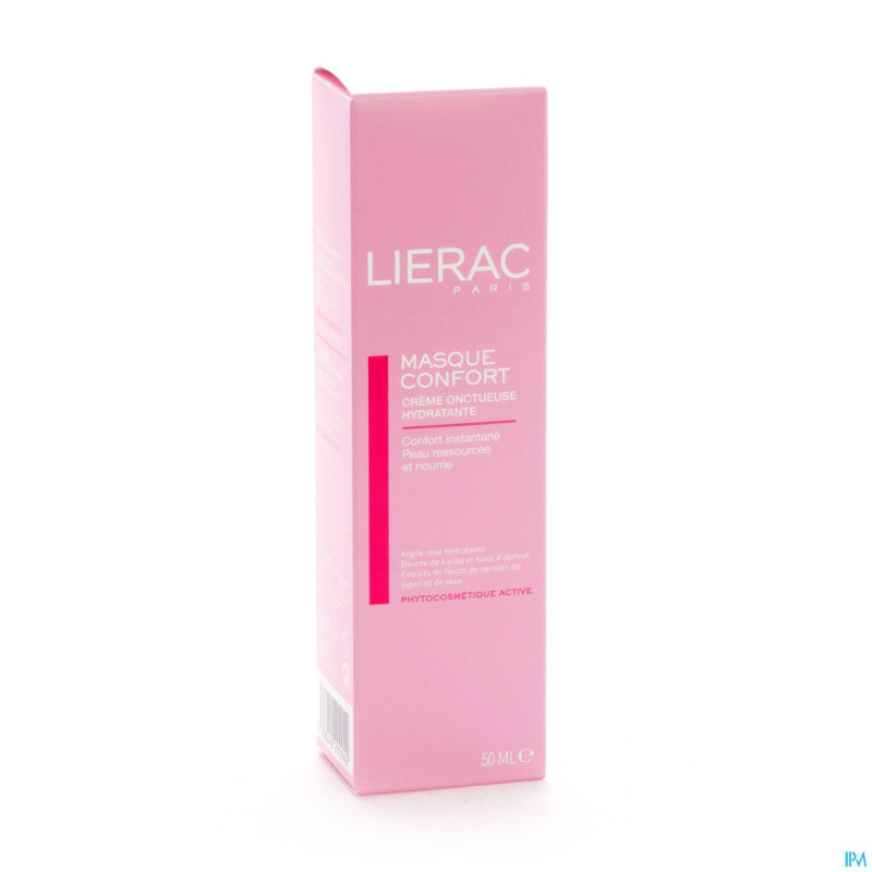 Lierac masque confort cr onctueuse hydra tube 50ml